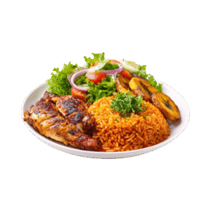 jollof & chicken